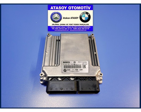 BMW E60 535D MOTOR BEYNİ 0281013852 0281012191 0281011762 7808405 7798184 7796678 7796680 DDE7808405 DDE7798184 DDE7796678 DDE7796680 13617808405 13617798184 13617796678 13617796680 M57N